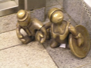 tom otterness, life underground sculptures