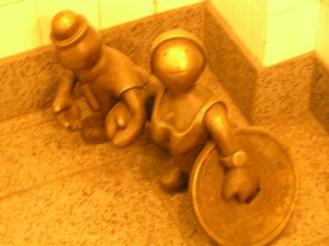 tom otterness, life underground sculptures