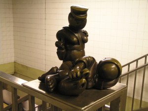 tom otterness, life underground sculptures