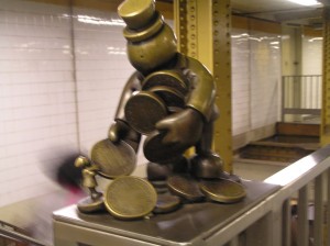 tom otterness, life underground sculptures