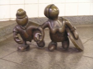 tom otterness, life underground sculptures