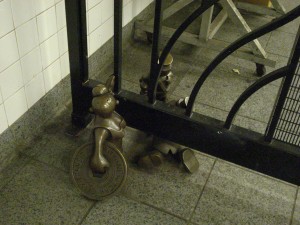 tom otterness, life underground sculptures