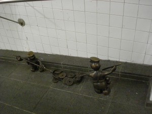 tom otterness, life underground sculptures