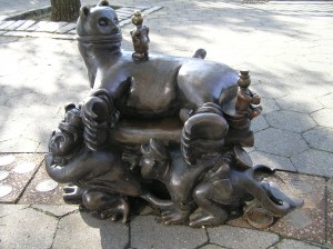 tom otterness, the real world sculptures