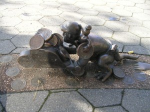 tom otterness, the real world sculptures