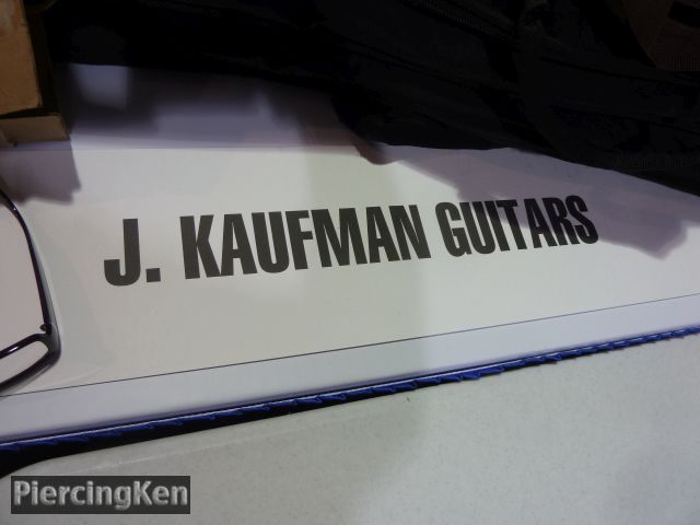 kaufman guitars, ny guitar show and exposition 2016, kaufman guitars 2016