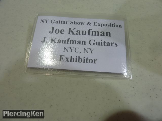 kaufman guitars, ny guitar show and exposition 2016, kaufman guitars 2016