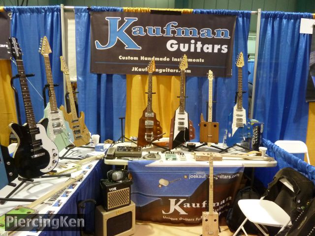 kaufman guitars, ny guitar show and exposition 2016, kaufman guitars 2016