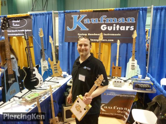 kaufman guitars, ny guitar show and exposition 2016, kaufman guitars 2016