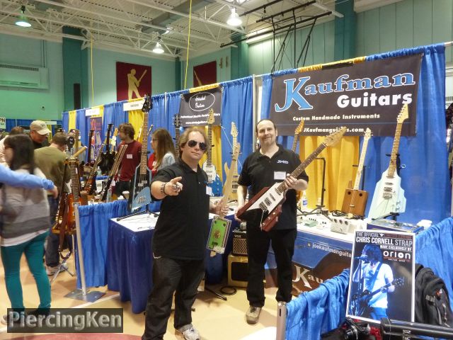 kaufman guitars, ny guitar show and exposition 2016, kaufman guitars 2016