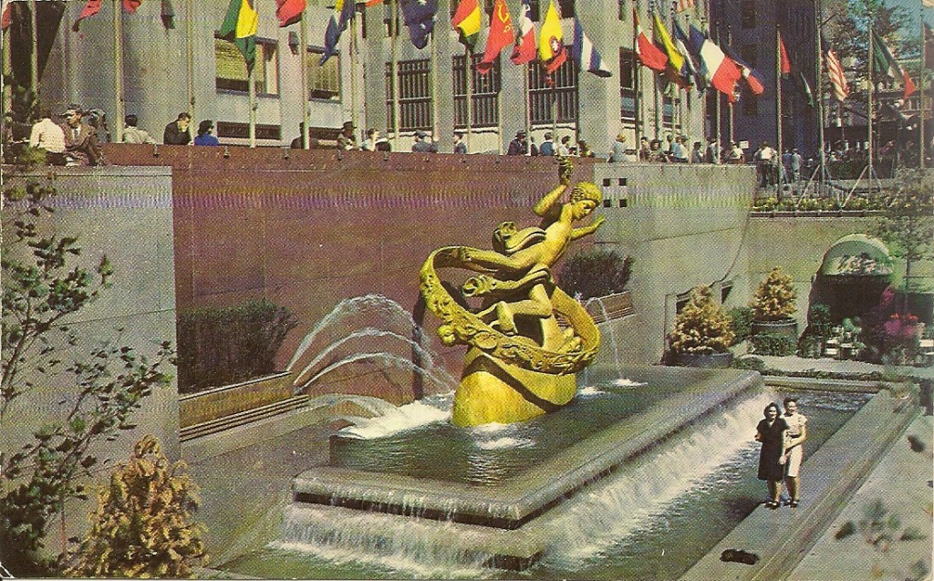 Postcard - Rockefeller Center - 1950s