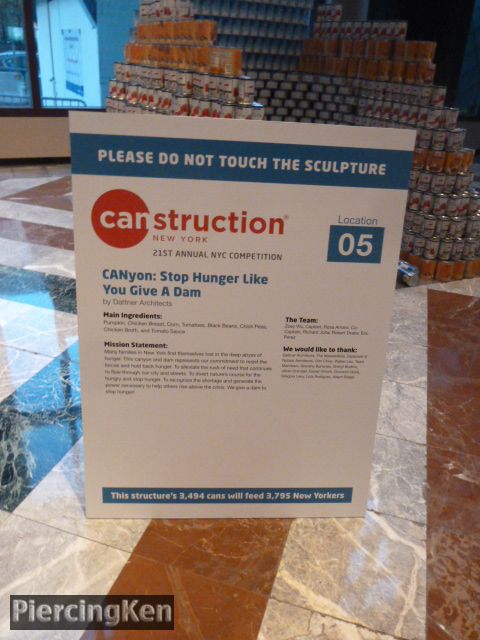 canstruction ny, canstruction ny 2013, brookfield place