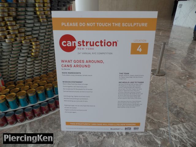 canstruction new york 2016, construction, construction new york, brookfield place