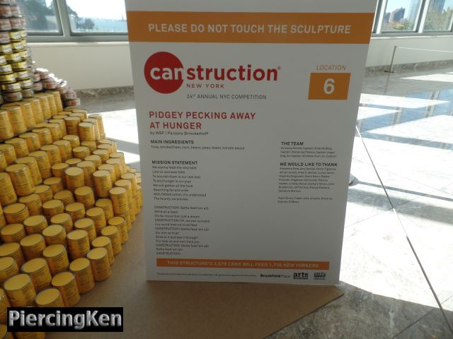 canstruction new york 2016, construction, construction new york, brookfield place