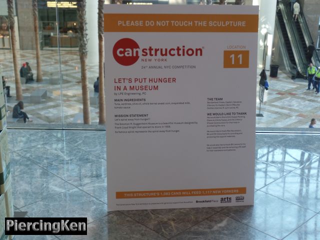 canstruction new york 2016, construction, construction new york, brookfield place