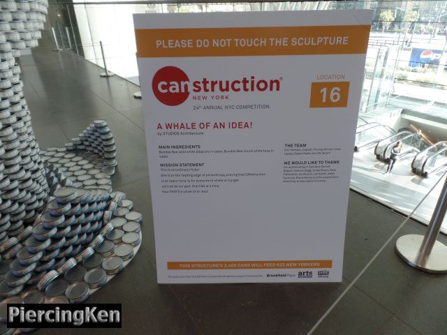 canstruction new york 2016, construction, construction new york, brookfield place