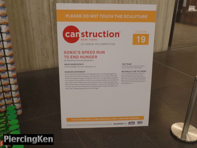 canstruction new york 2016, construction, construction new york, brookfield place