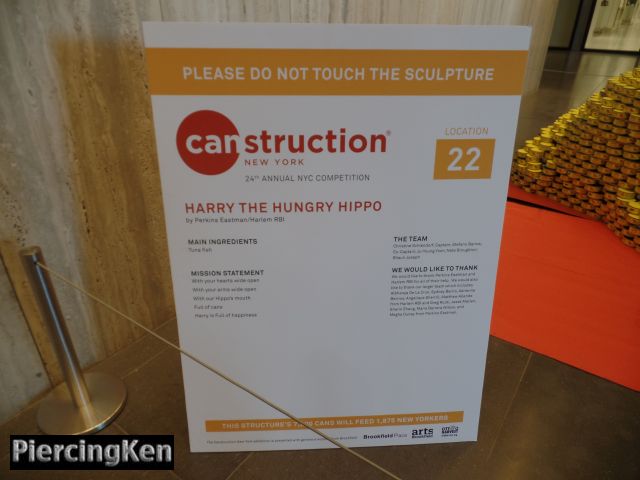 canstruction new york 2016, construction, construction new york, brookfield place