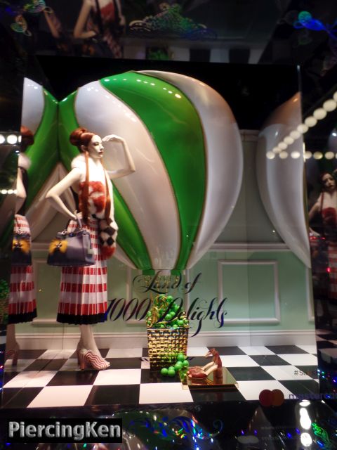 saks fifth avenue, land of 1000 delights