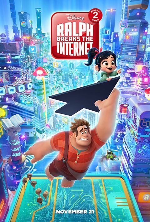 movie posters, ralph breaks the internet wreck it ralph 2, walt disney pictures