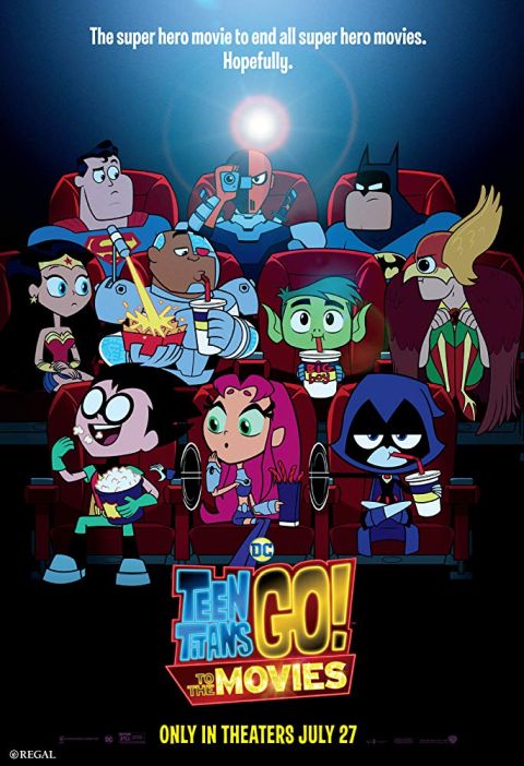 movie posters, warner brothers pictures, teen titans go to the movies