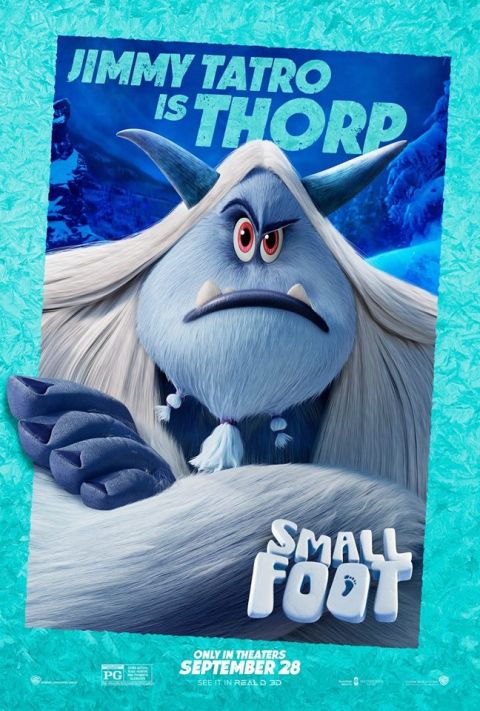 movie posters, warner animation group, warner brothers pictures, smallfoot