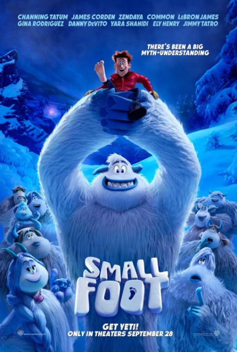 movie posters, warner animation group, warner brothers pictures, smallfoot