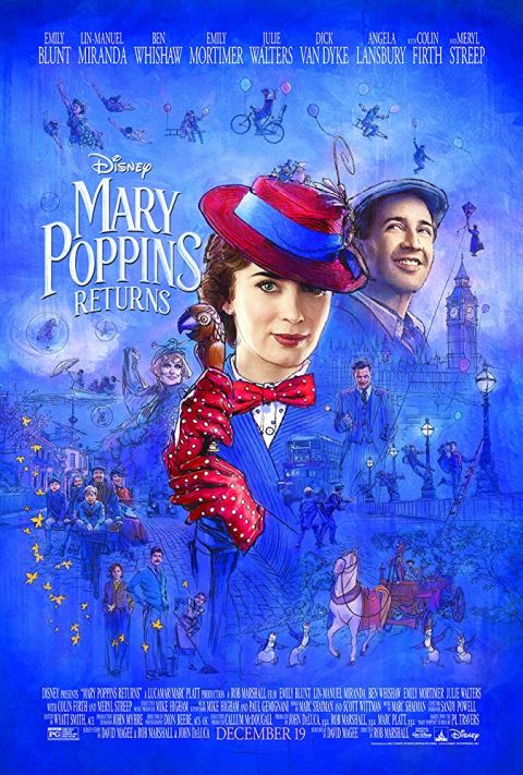 movie posters, walt disney pictures, mary poppins returns