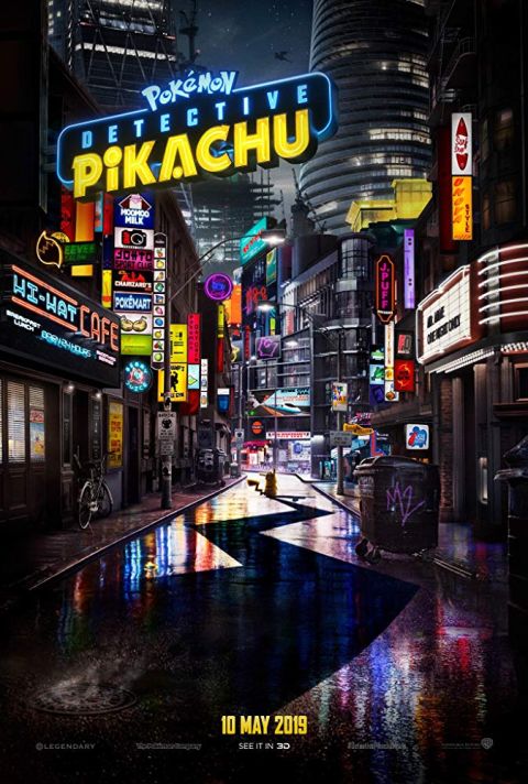 movie posters, promotional posters, warner brothers pictures, pokemon: detective pikachu