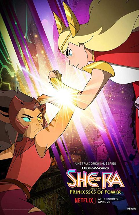 television posters, promotional posters, netflix, she-ra and the princesses of power