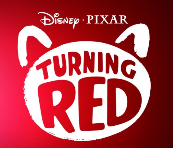 movie logos, turning red, turning red movie logo, disney pixar