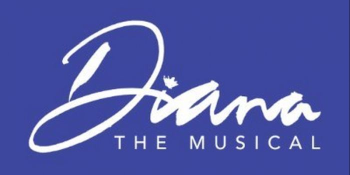 diana the musical logo, diana the musical, broadway show logos