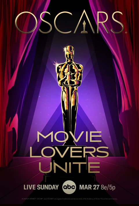 television posters, promotional posters, the oscars, the oscars 2022