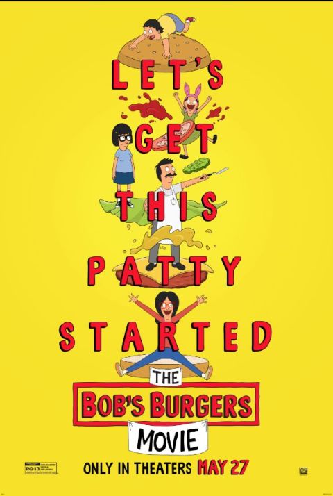 movie posters, promotional posters, 20th century studios, the bobs burgers movie, the bobs burgers movie posters