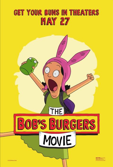 movie posters, promotional posters, 20th century studios, the bobs burgers movie, the bobs burgers movie posters